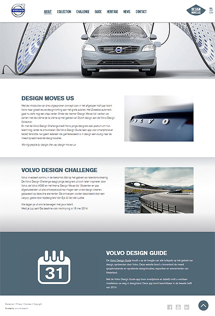 Website voor Volvo Cars Nederland - Over